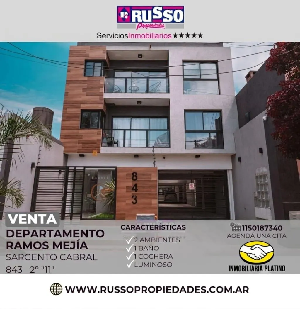 Departamento en CABRAL, SARGENTO 800