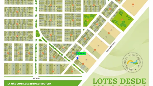 Lote en Intendente Urtub 1400