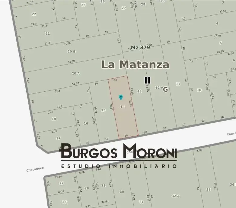 Lote en CHACABUCO 200