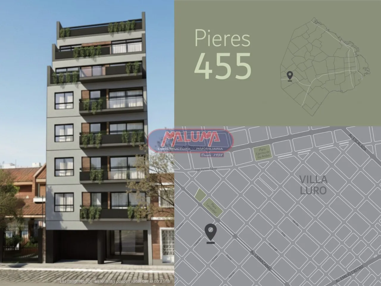 Departamento en Pieres 400
