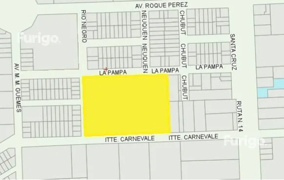 Lote en Intendente Carne