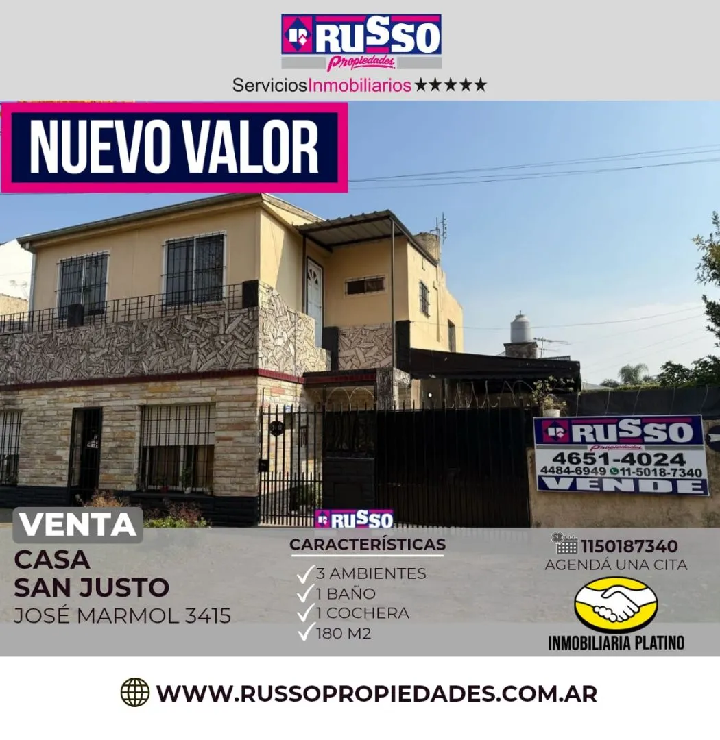 Casa en MARMOL, JOSE 3400