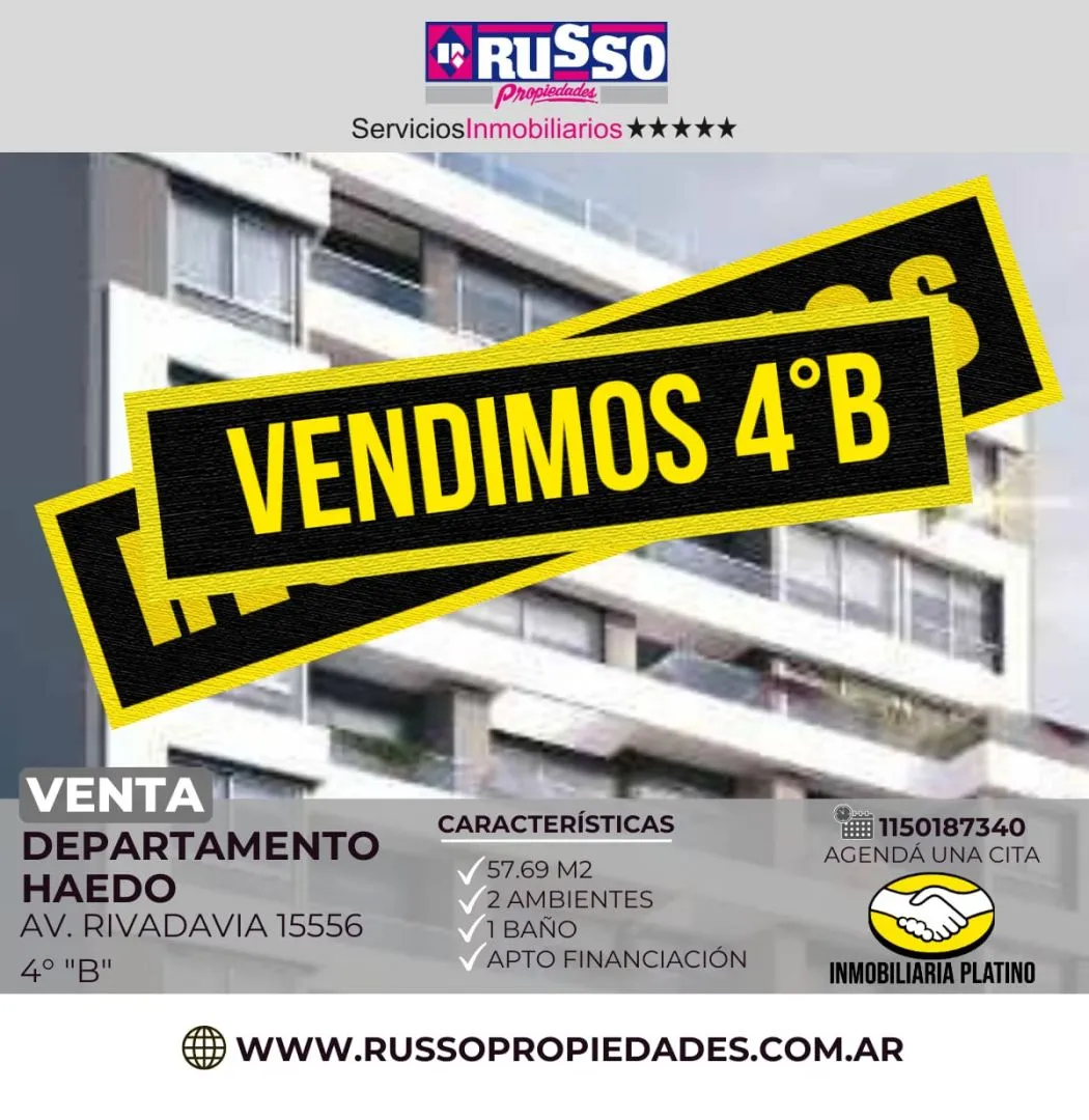 Departamento en RIVADAVIA, AV. 15500