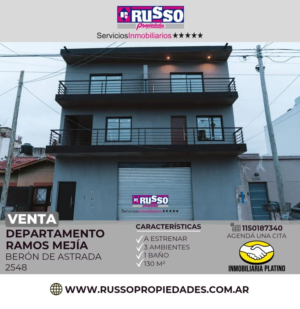 Departamento en BERON DE ASTRADA 2500