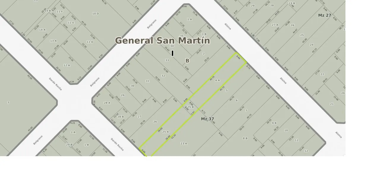 Lote en ALSINA 1900