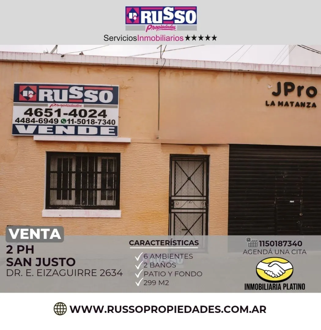 Departamento en EIZAGUIRRE, DR. 2600