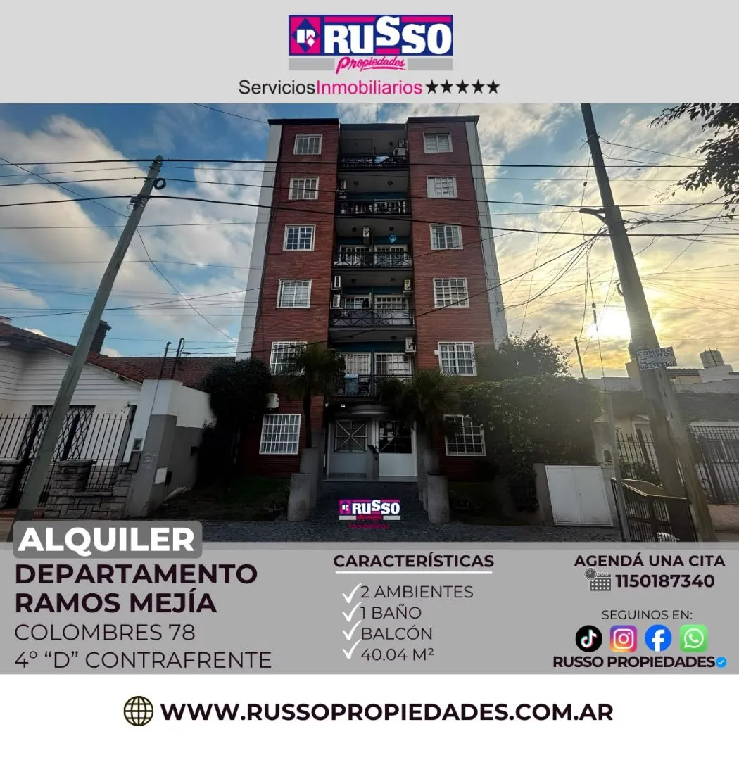 Departamento en COLOMBRES 100