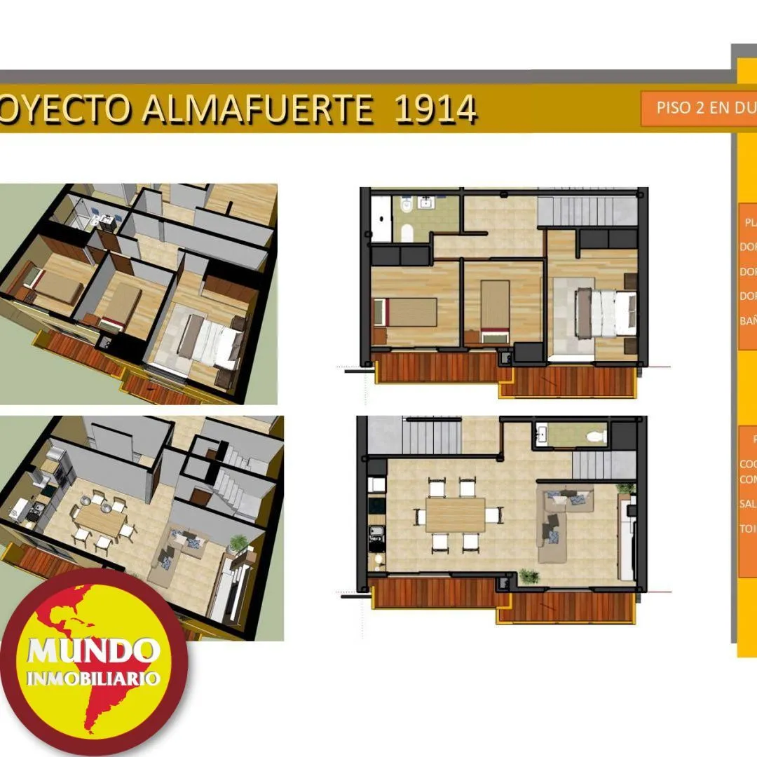 Departamento en ALMAFUERTE 1900