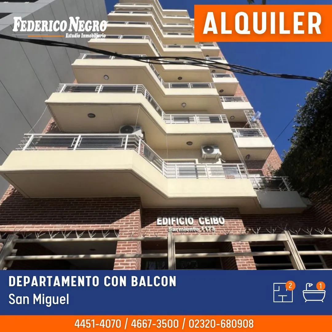 Departamento en Domingo Faustino 1100