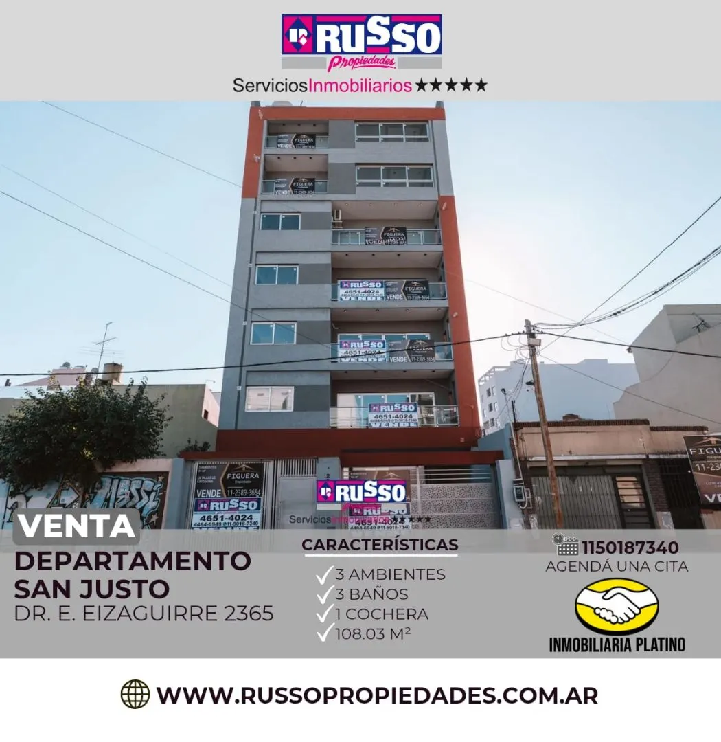 Departamento en EIZAGUIRRE 2300