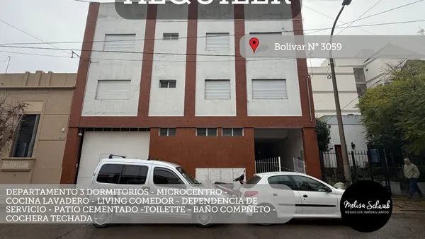 Departamento en Bolivar 3000