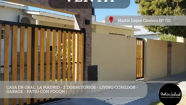 Casa en Martin Lopez Oso 700