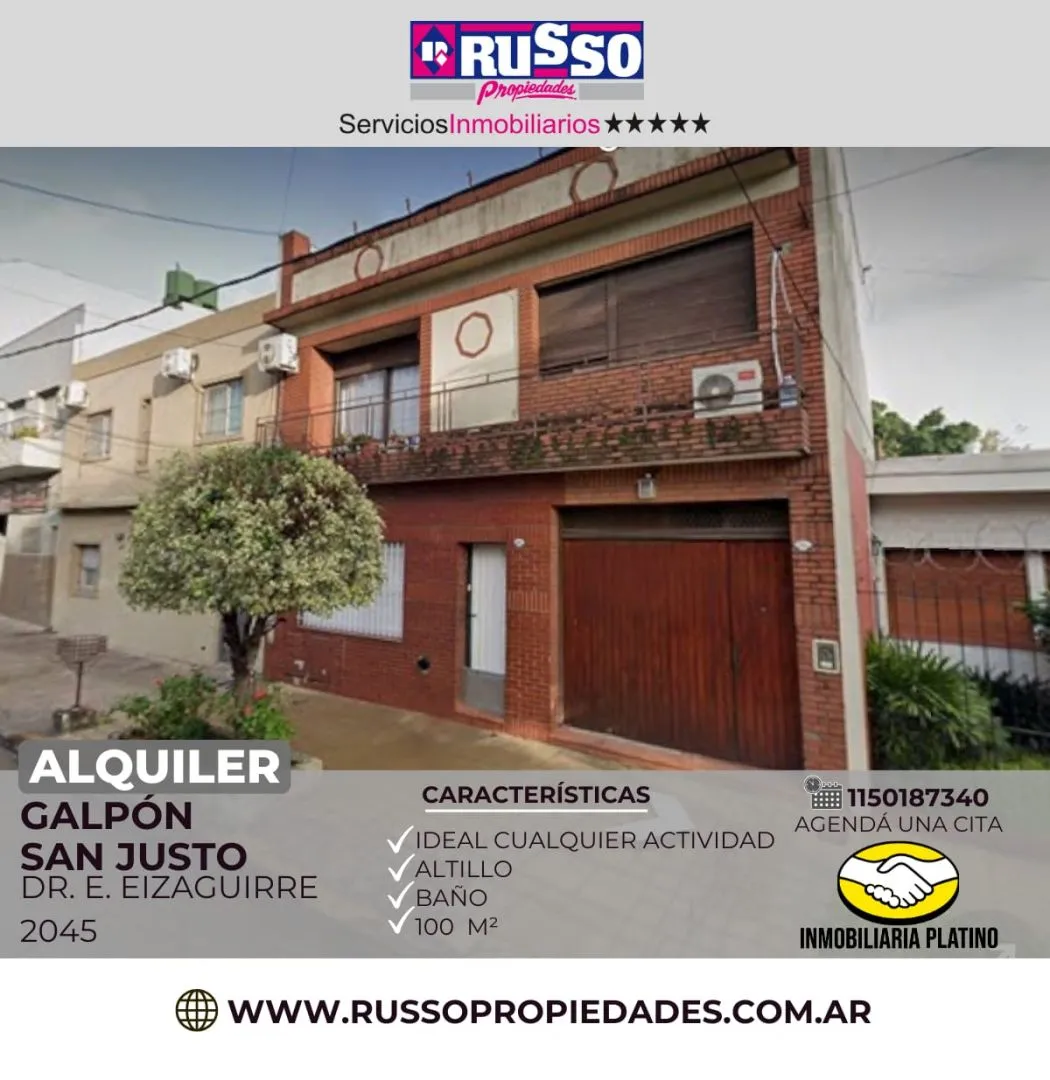 Galpon en EIZAGUIRRE, DR. 2000