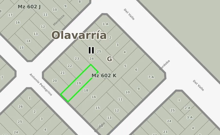 Lote en PELEGRINO 5900