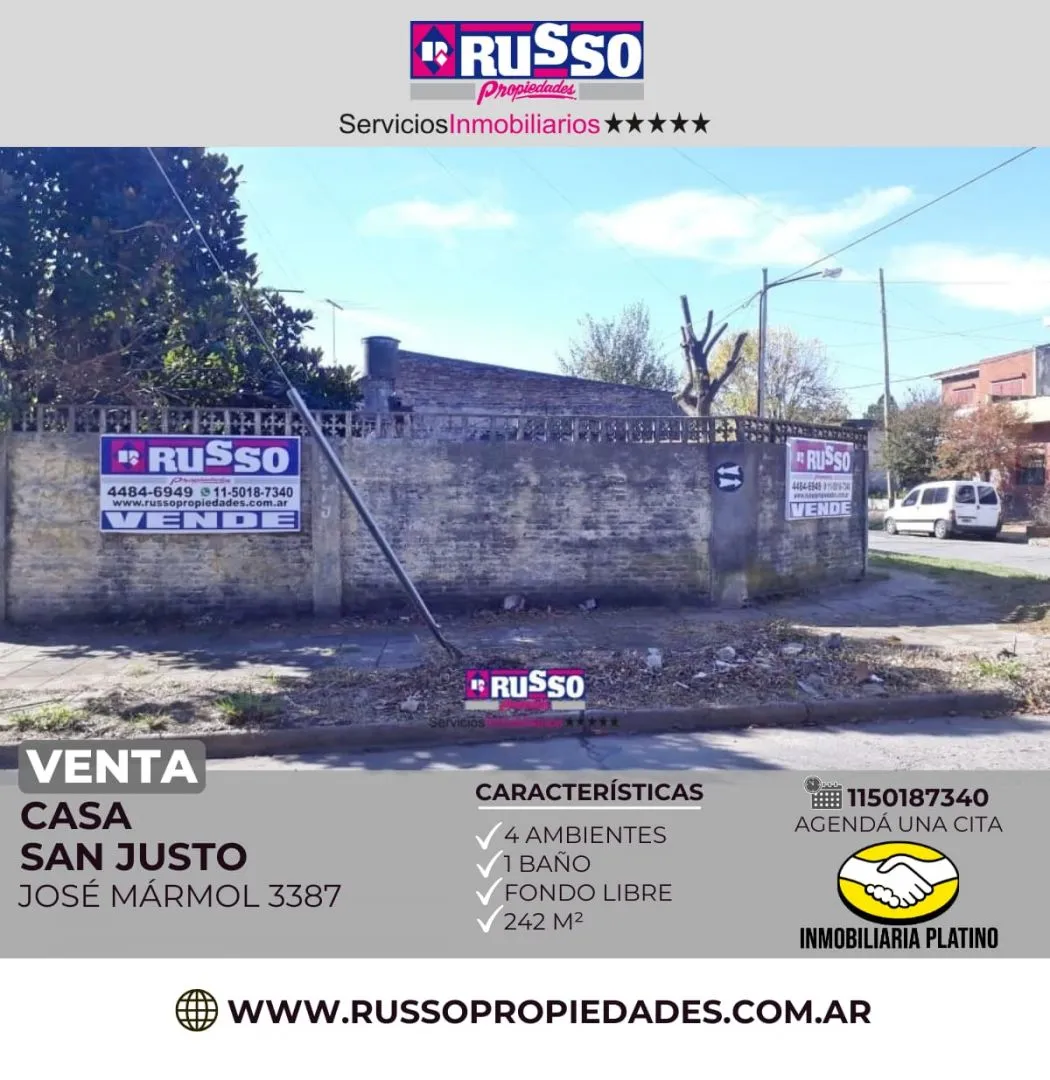 Casa en MARMOL, JOSE 3300
