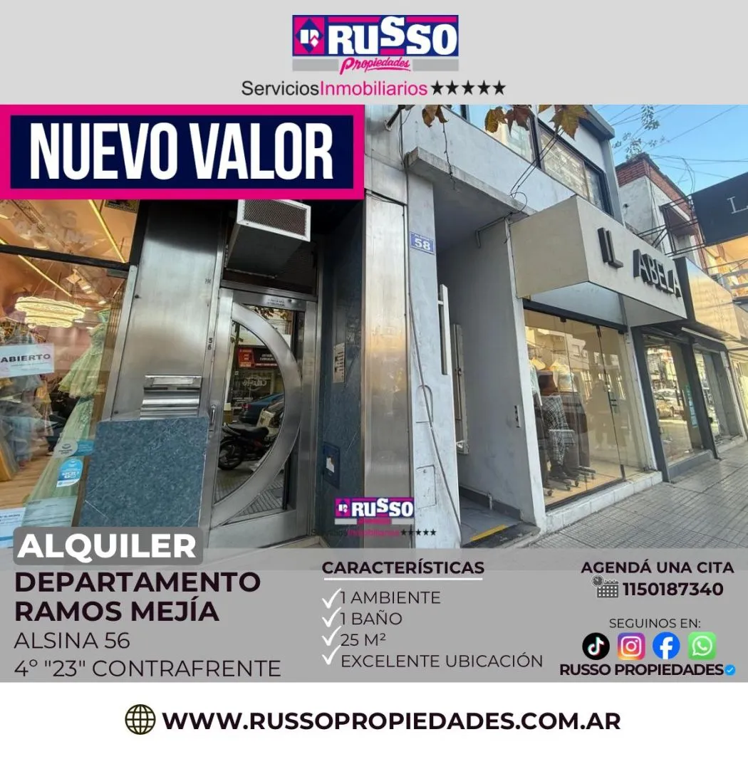 Departamento en ALSINA 100
