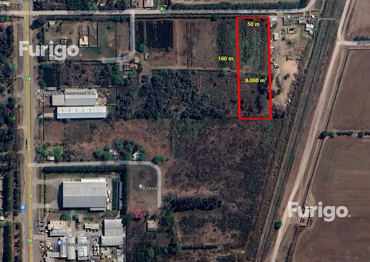 Lote en Intendente Carne