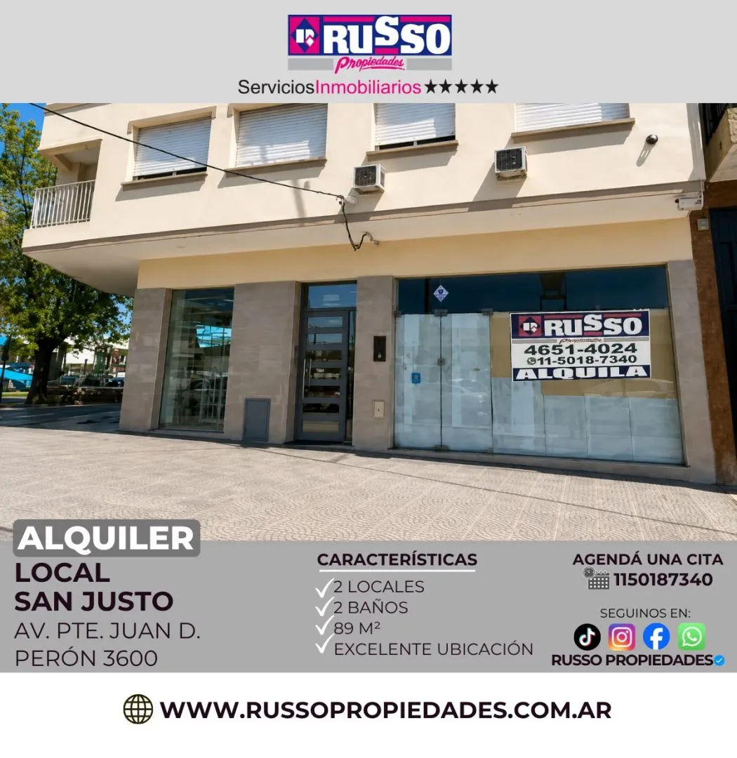 Local Comercial en PERON, AV. PTE. 3600