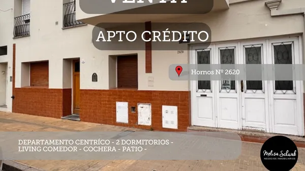 Departamento en Hornos 2600