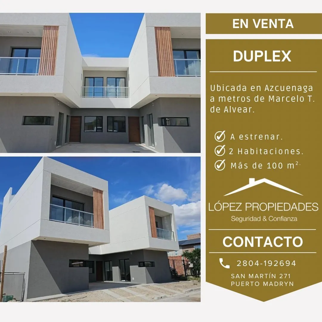 Departamento en Azcuenaga y Alve