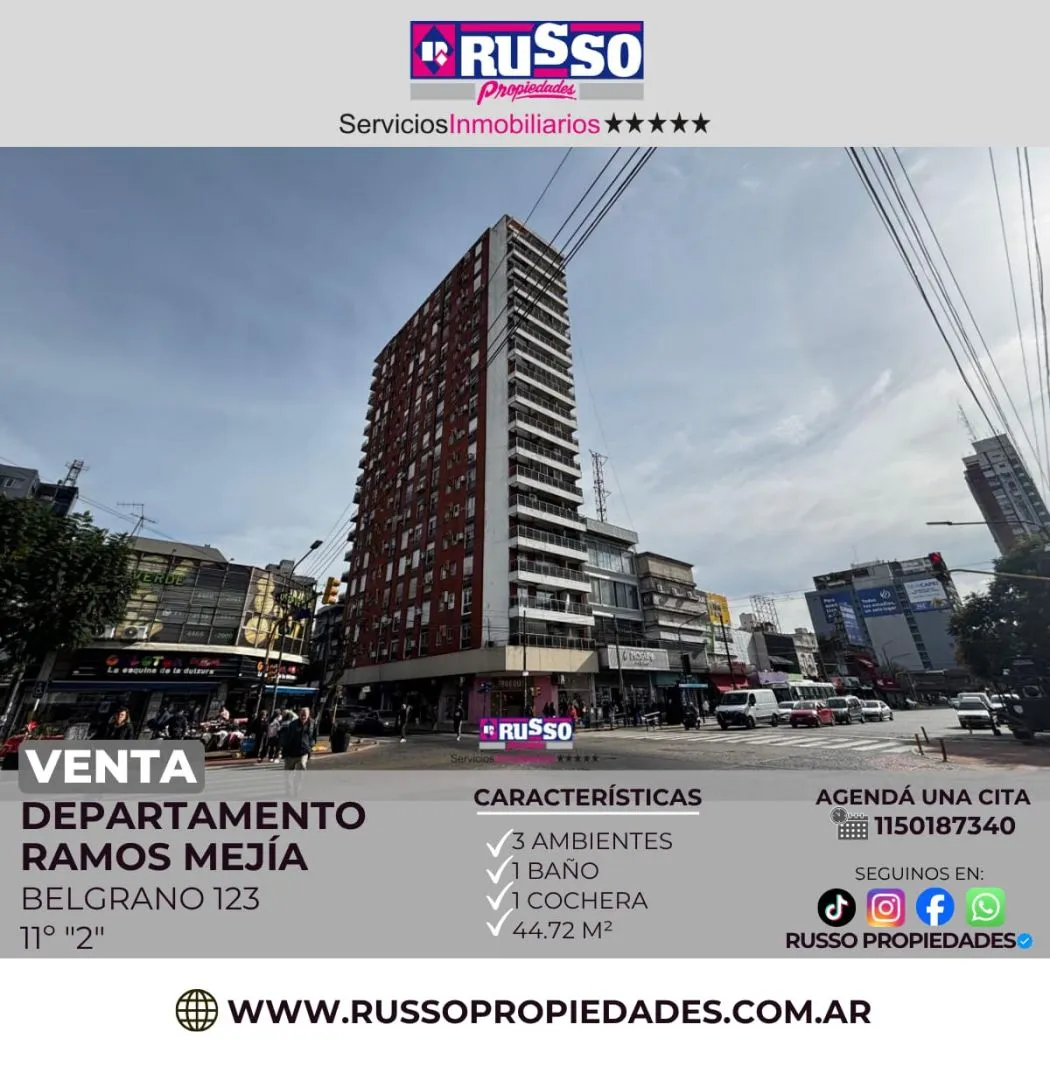 Departamento en BELGRANO 100