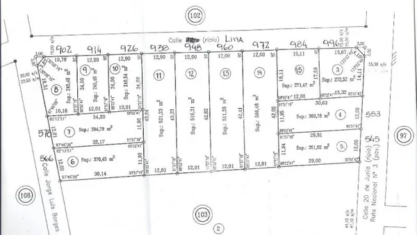 Lote en Lima 900