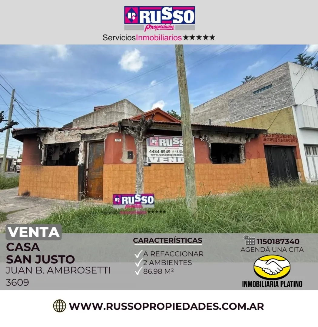 Casa en AMBROSETTI, JUAN 3600