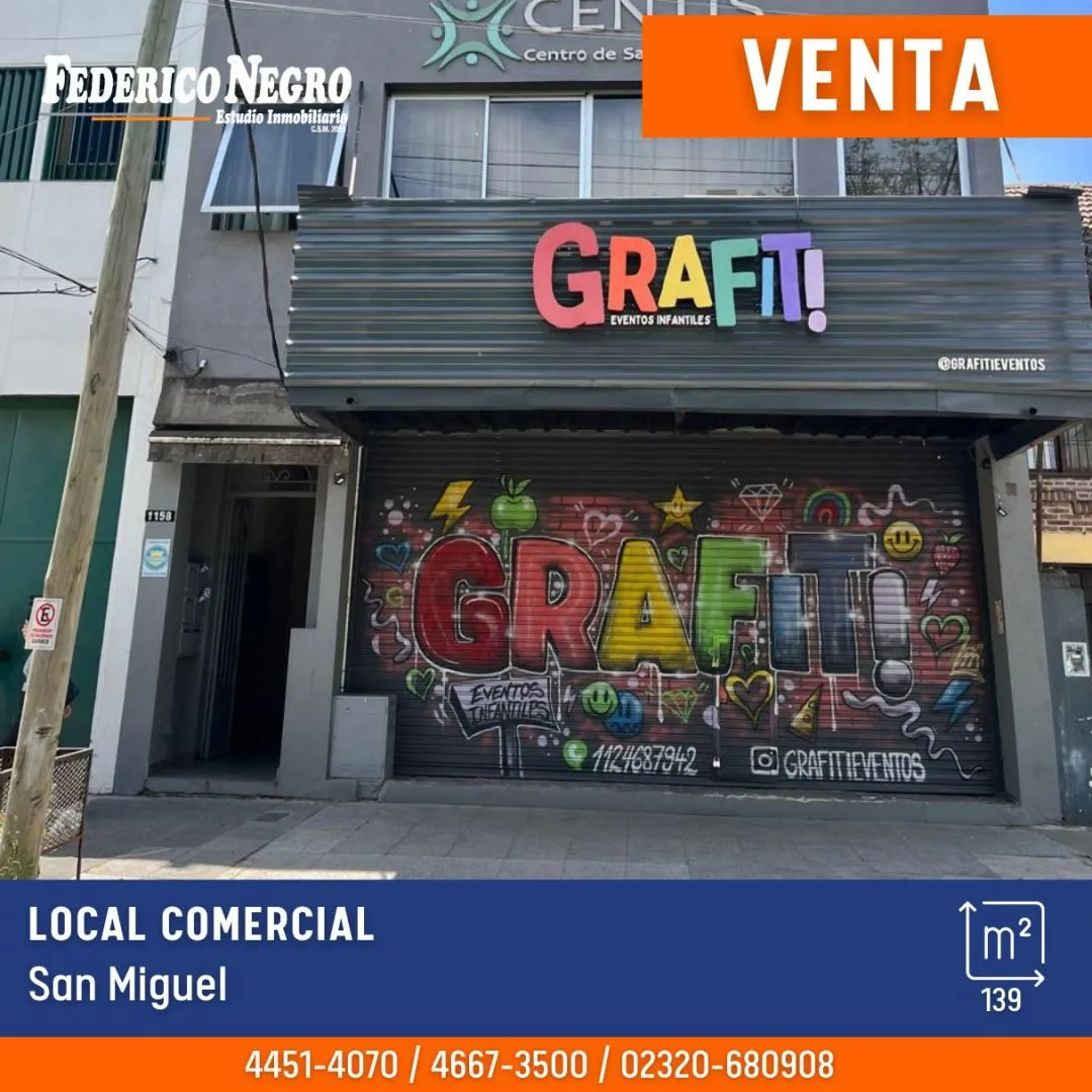 Local Comercial en Angel Delia 1100