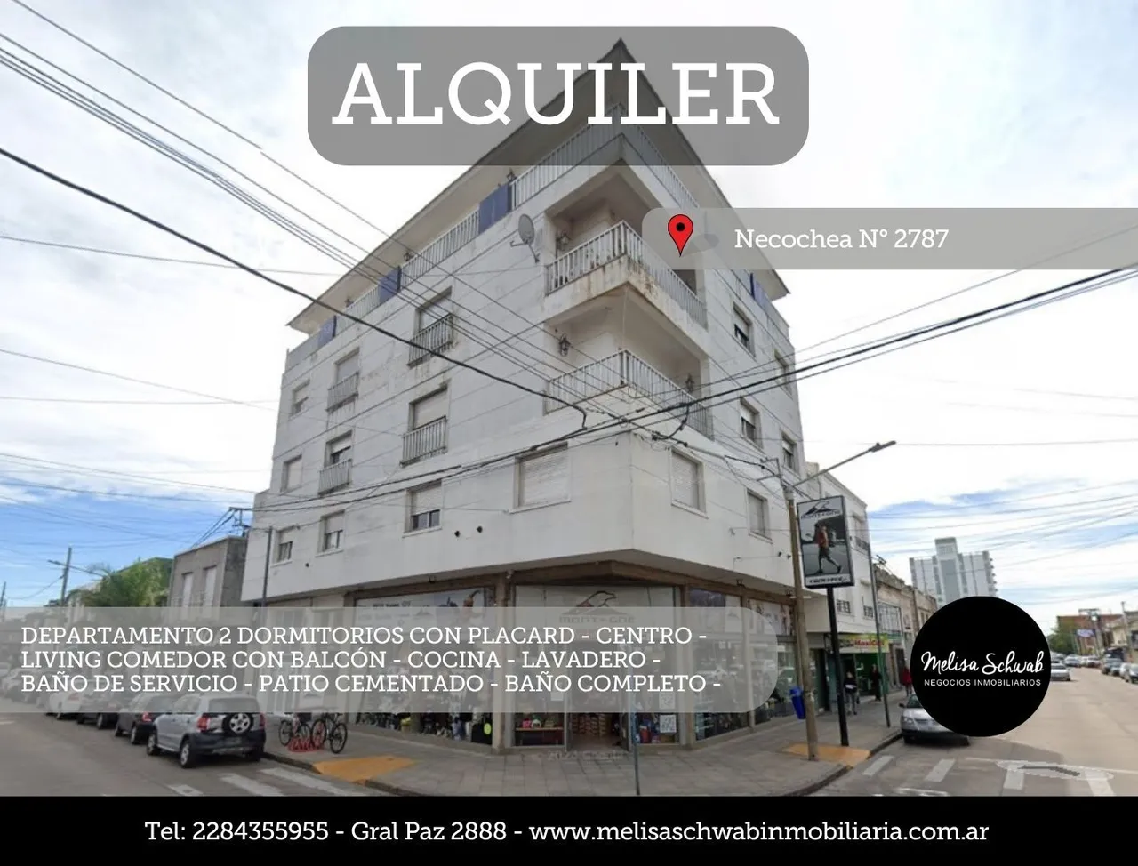 Departamento en Necochea 2700