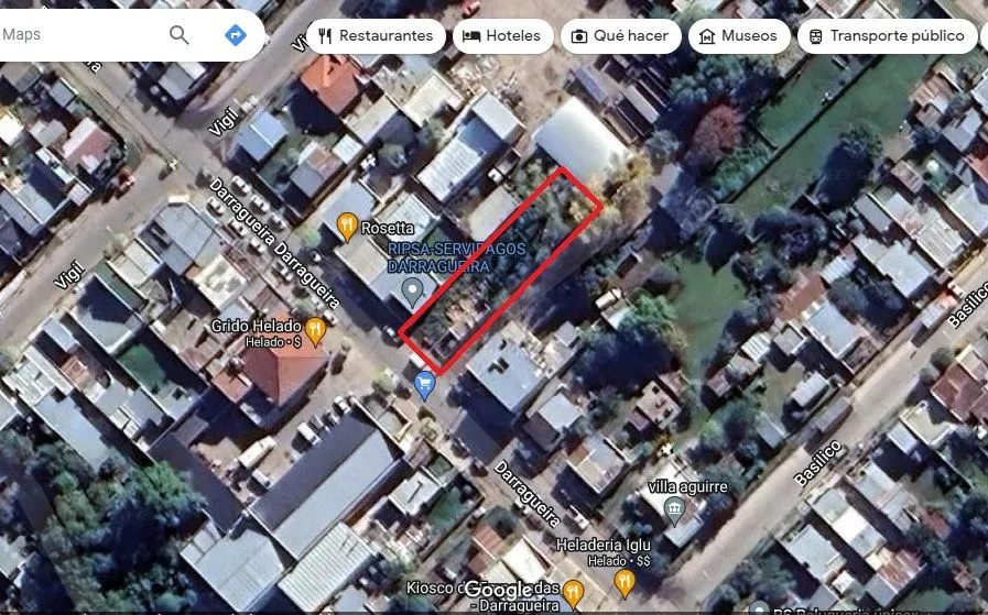 Lote en Darragueira 2200