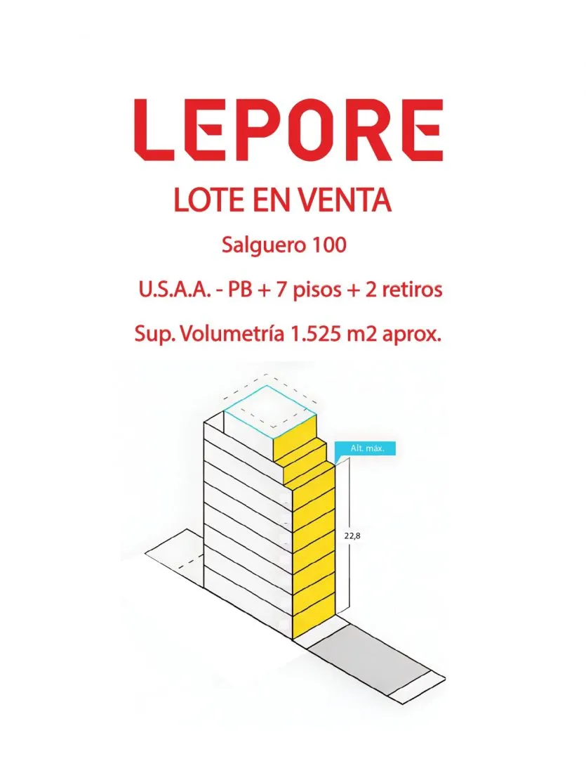 Lote en JERONIMO SALGUER 100