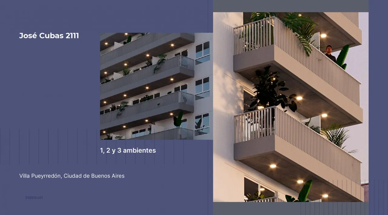 Departamento en JOSE CUBAS 2100