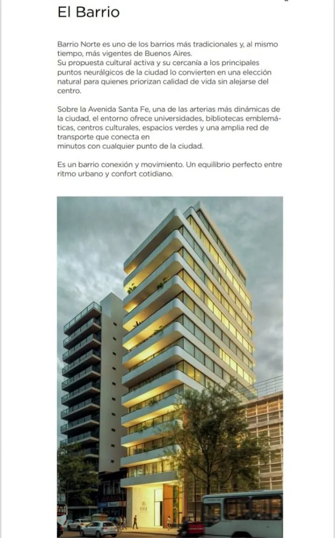 Departamento en AV. SANTA FÉ 2700