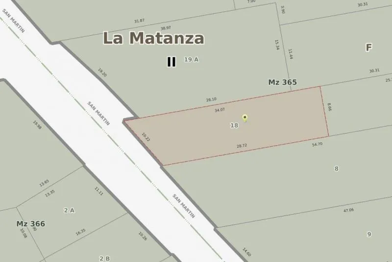 Lote en av san martin 100