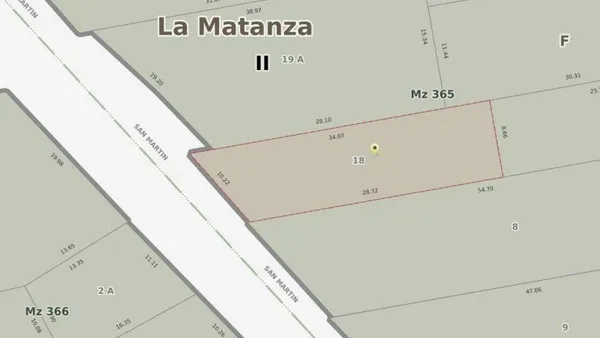 Lote en av san martin 100