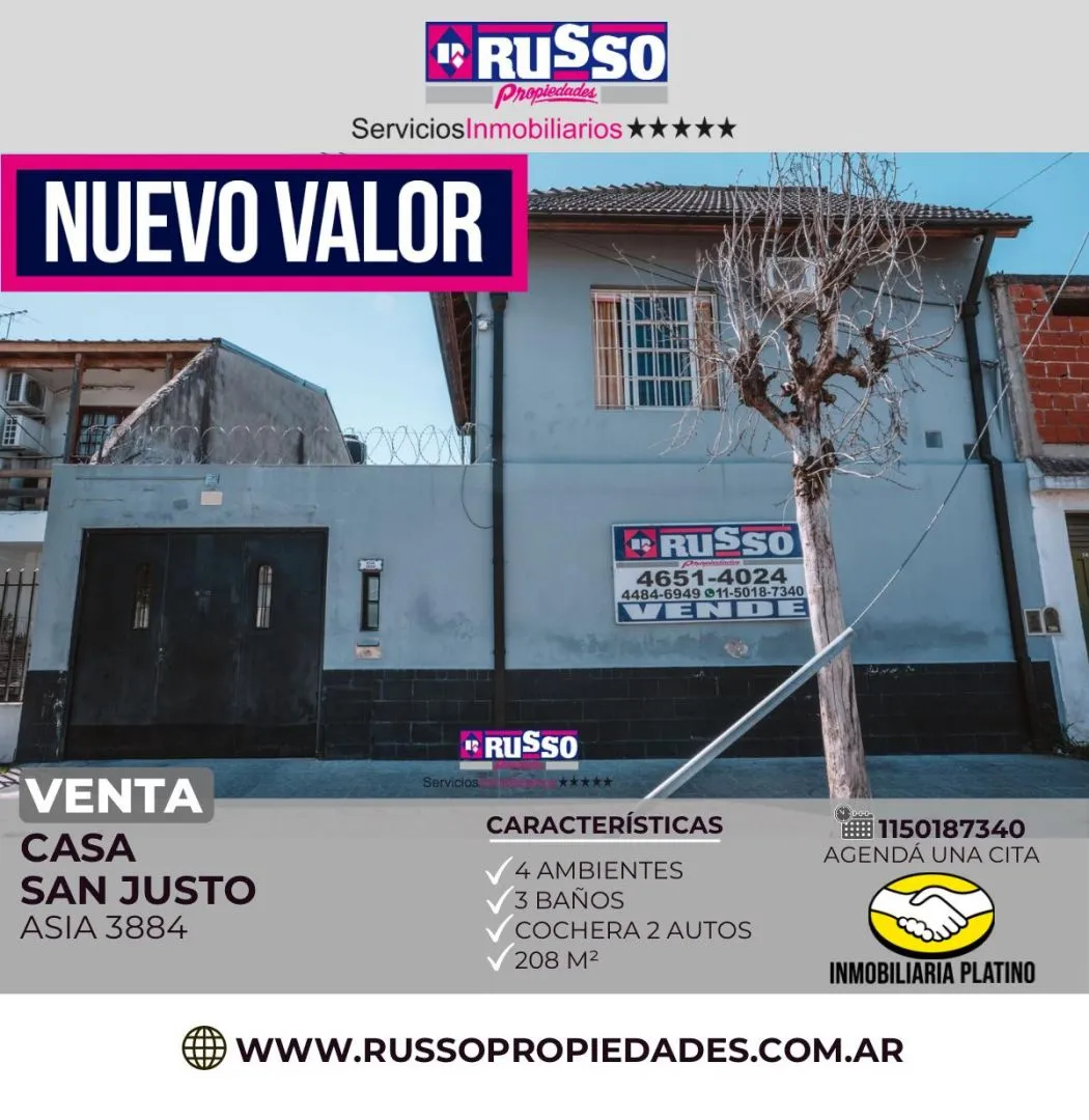 Casa en ASIA 3800