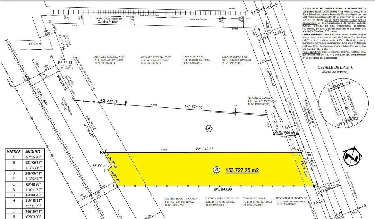 Lote en Sobre Ruta 100
