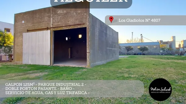 Galpon en Los Gladiolos 4800