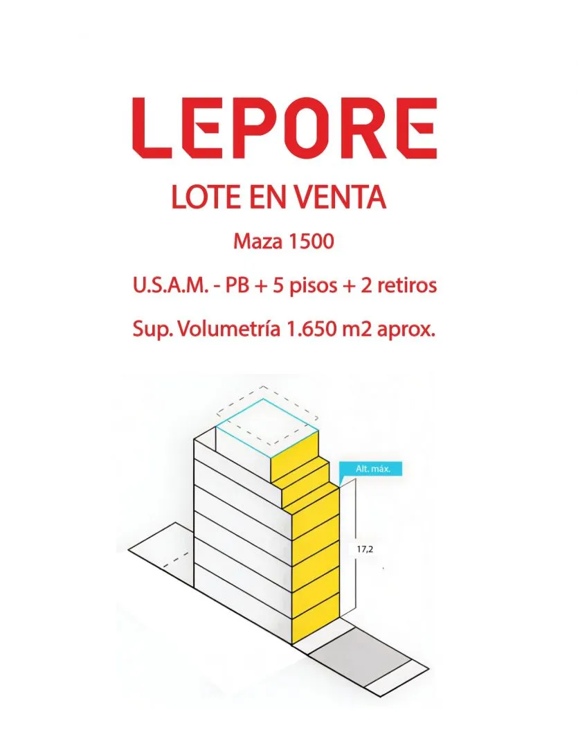 Lote en MAZA 1500