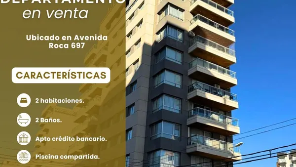 Departamento en Av Roca esquina
