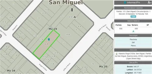 Lote en Maestro D'Elía 1900