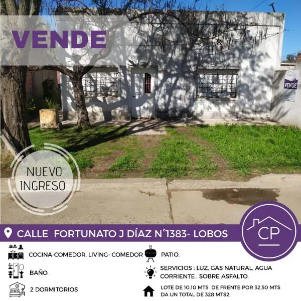 Casa en Fortunato J Diaz 1300