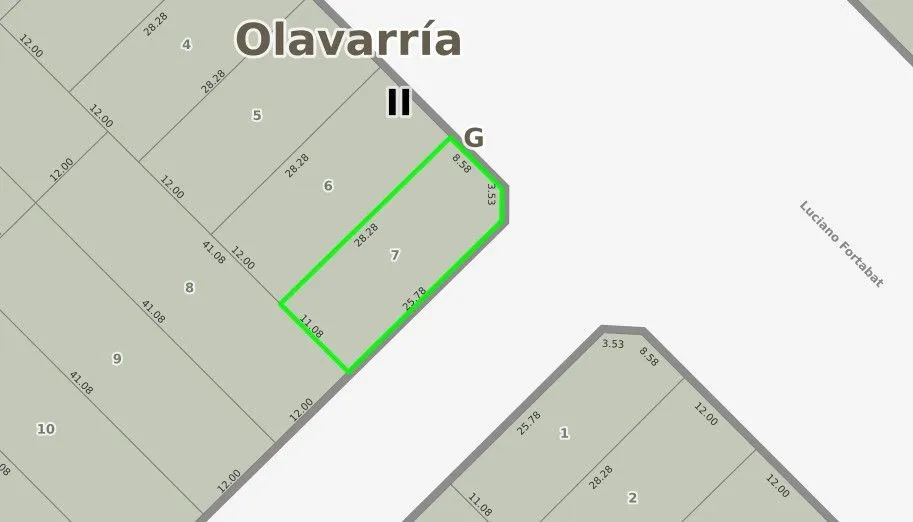 Lote en Aut. Luciano For