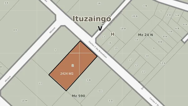 Lote en Brandsen 3800
