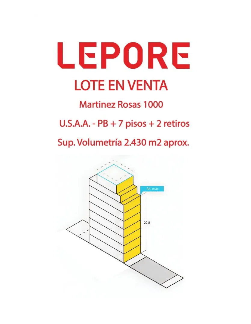 Lote en MARTINEZ ROSAS 1000