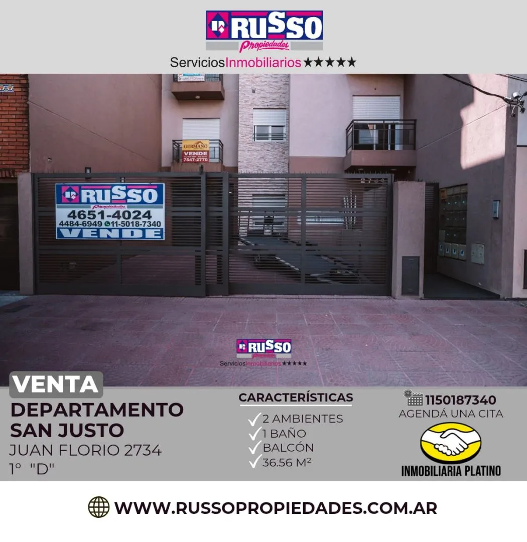 Departamento en FLORIO, JUAN 2700