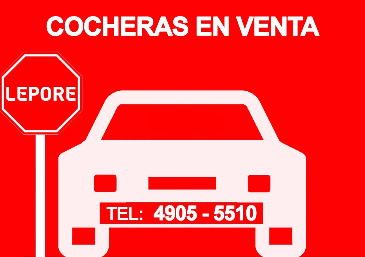 Cochera en SANCHEZ DE BUSTA 1300