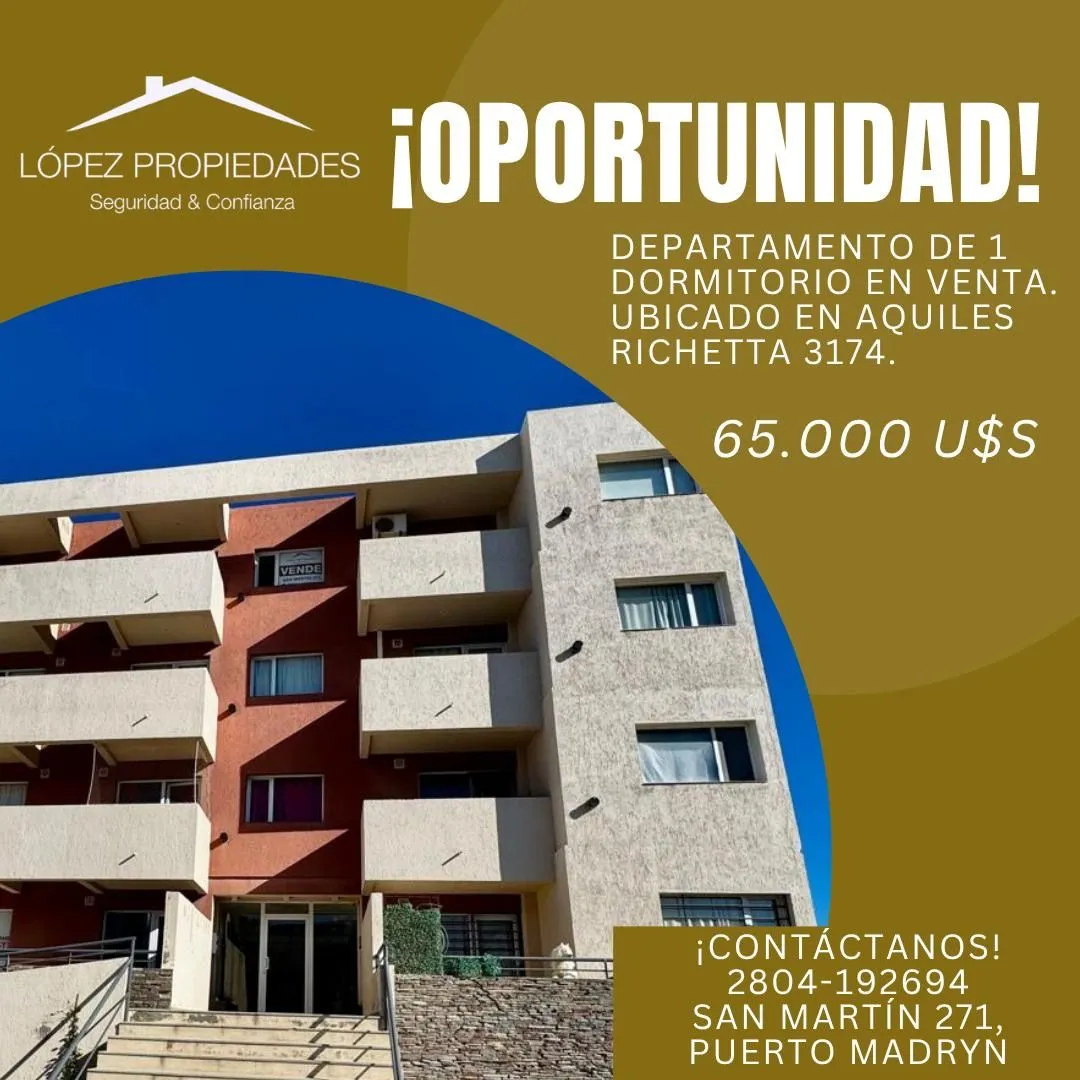 Departamento en Aquiles Richetta 3100