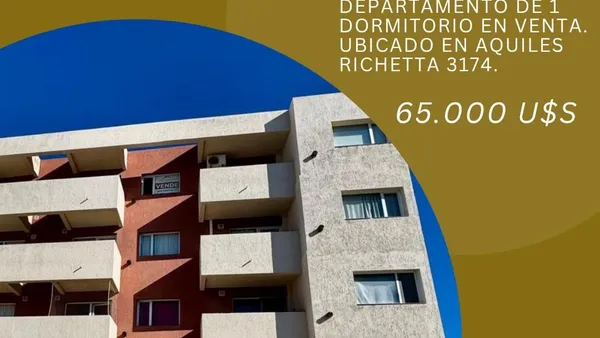 Departamento en Aquiles Richetta 3100