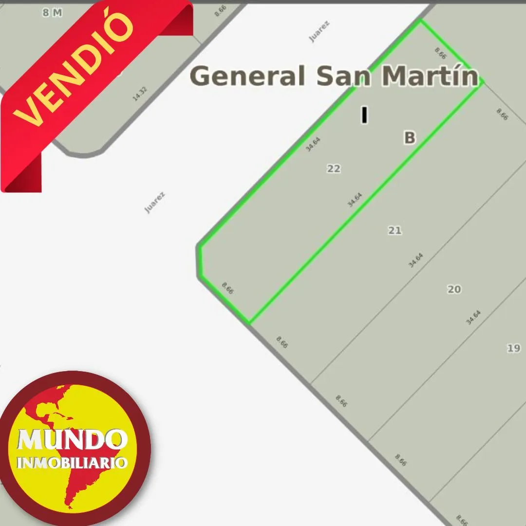 Lote en RICARDO BALBIN 1600